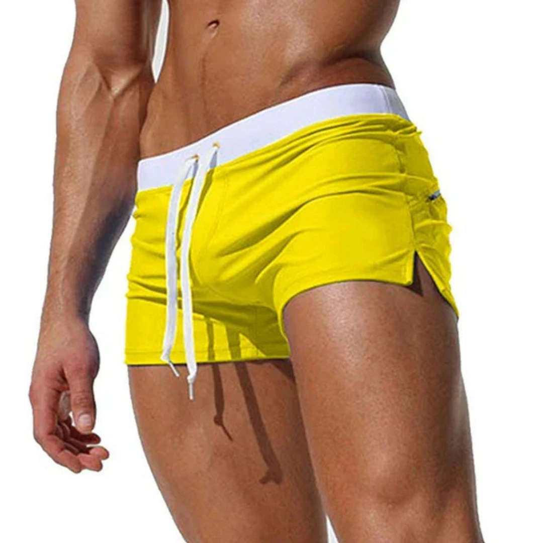 Maillot de bain homme coupe carrée