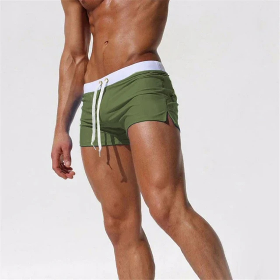 Maillot de bain homme coupe carrée