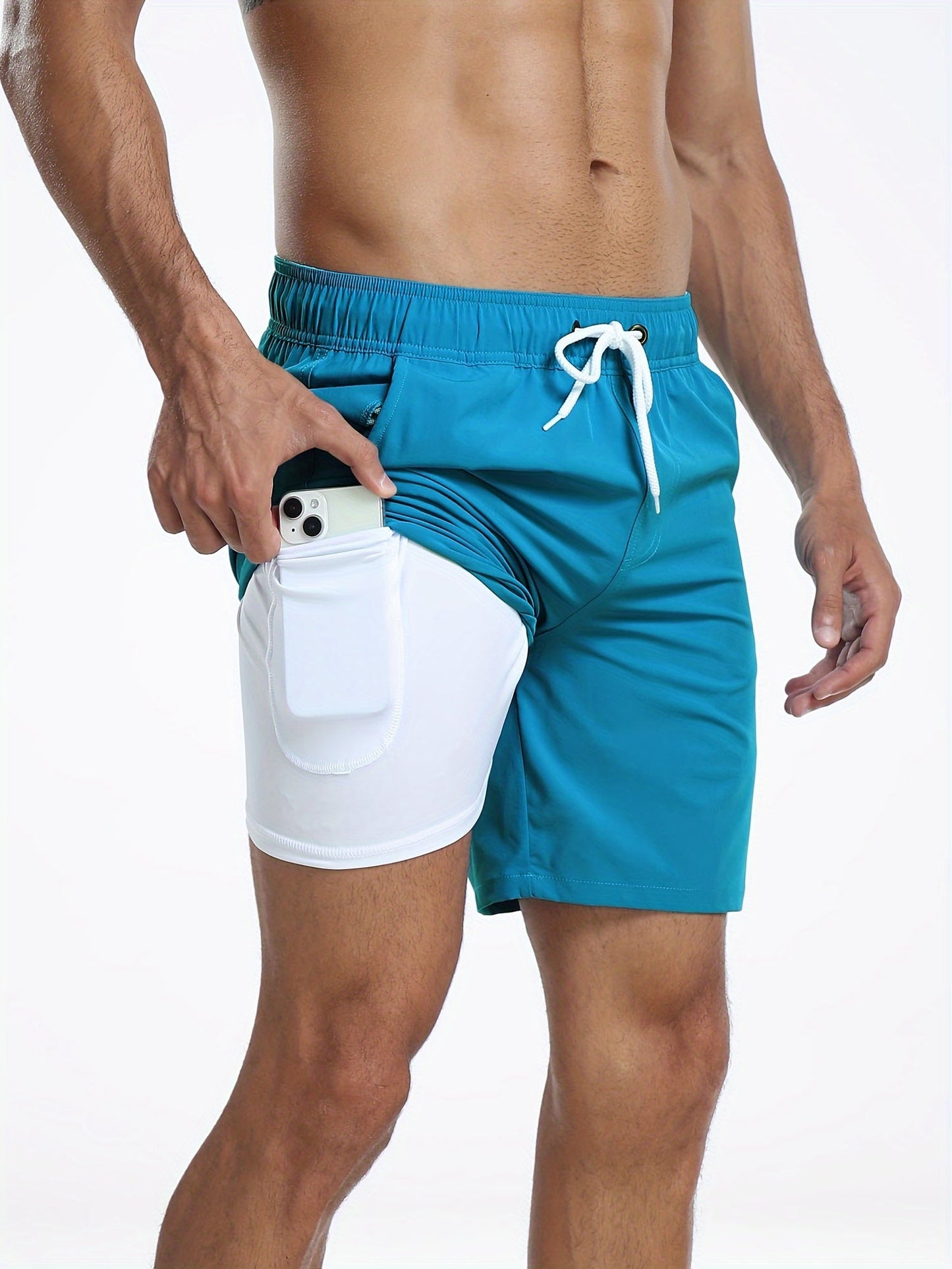Maillots de bain | shorts à séchage rapide et extensibles pour homme avec poche pour téléphone