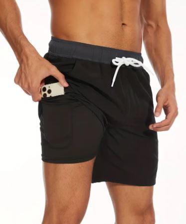 Maillots de bain | shorts à séchage rapide et extensibles pour homme avec poche pour téléphone