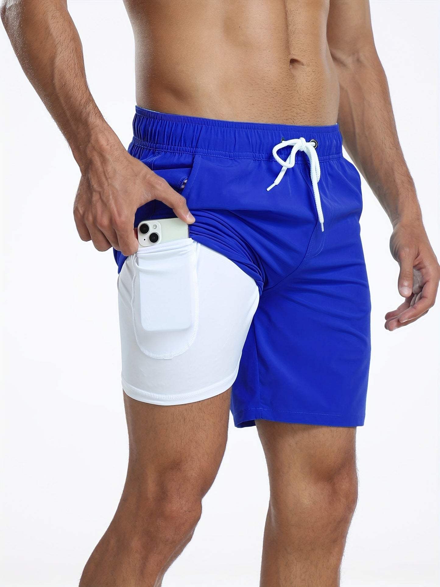 Maillots de bain | shorts à séchage rapide et extensibles pour homme avec poche pour téléphone