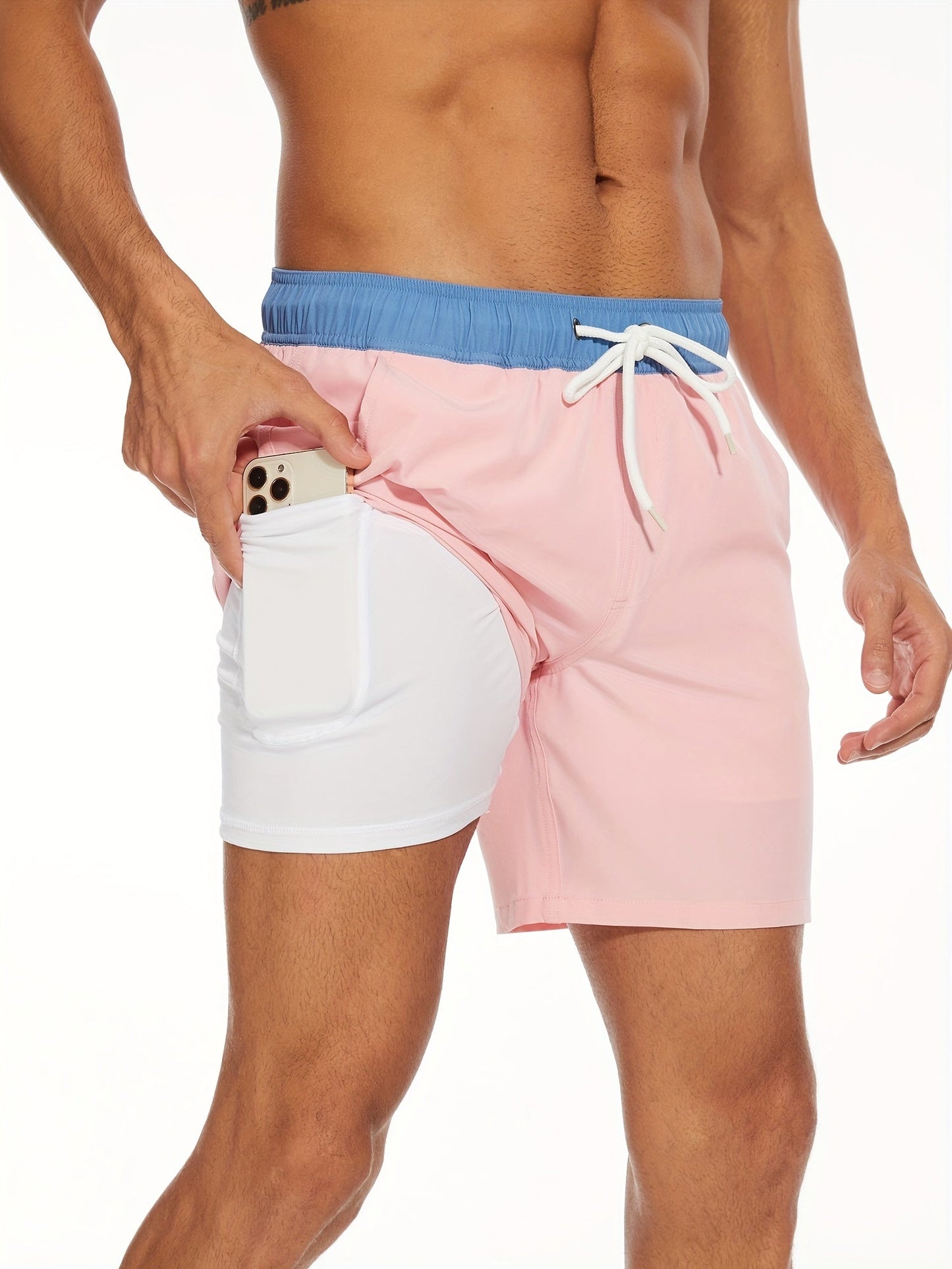 Maillots de bain | shorts à séchage rapide et extensibles pour homme avec poche pour téléphone
