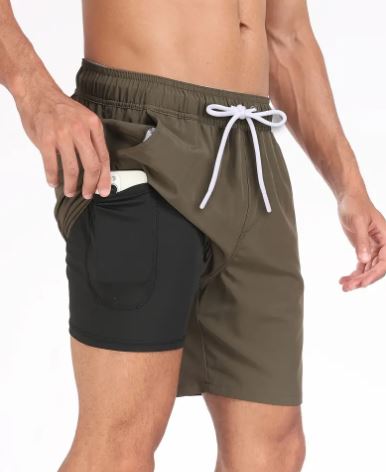 Maillots de bain | shorts à séchage rapide et extensibles pour homme avec poche pour téléphone