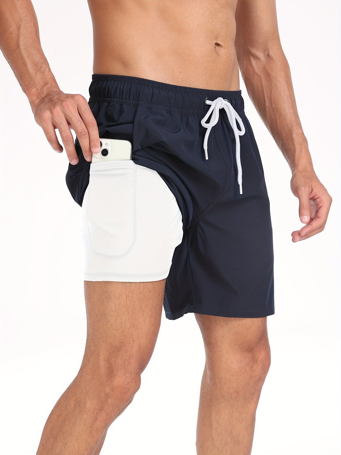Maillots de bain | shorts à séchage rapide et extensibles pour homme avec poche pour téléphone