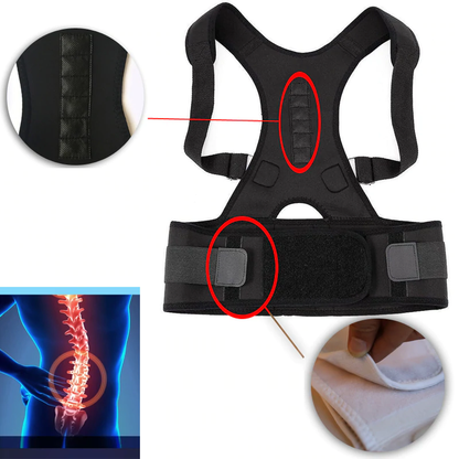 Maintien dorsal - correction et thérapie magnétique pour un dos sain