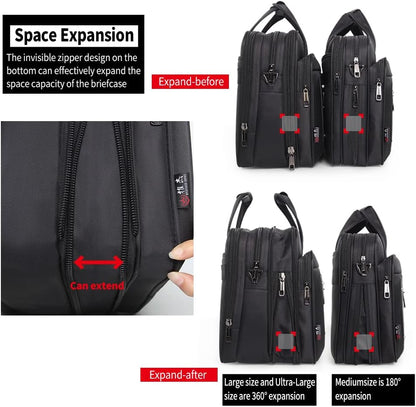 Mallette professionnelle pour ordinateur portable homme