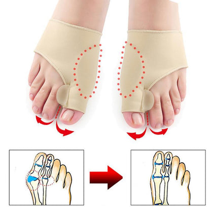 Manchon correcteur orthopédique pour hallux valgus