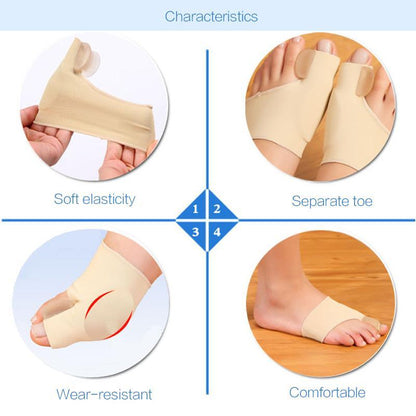 Manchon correcteur orthopédique pour hallux valgus