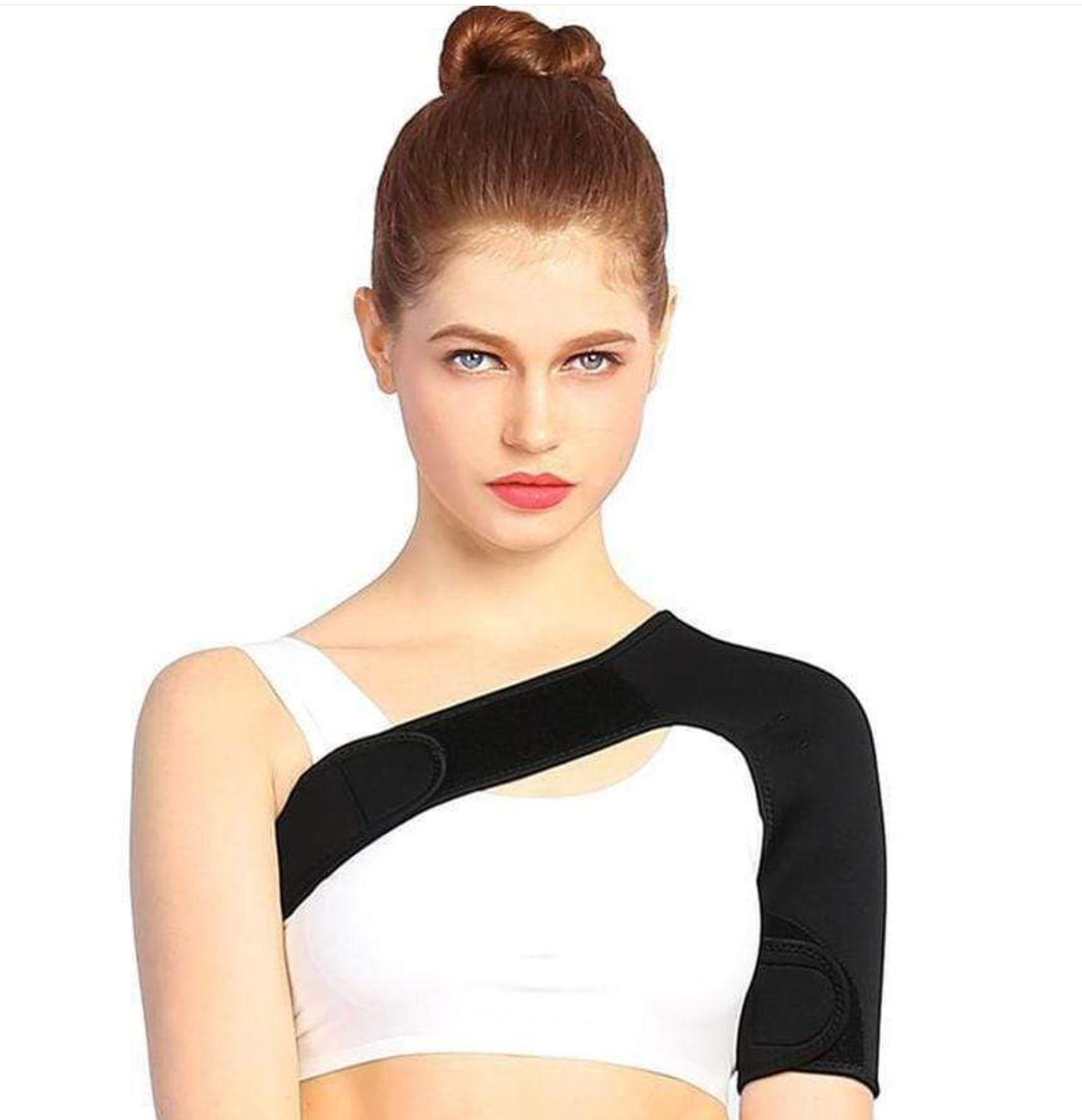 Manchon de compression d’épaule pour femmes avec sangles de maintien