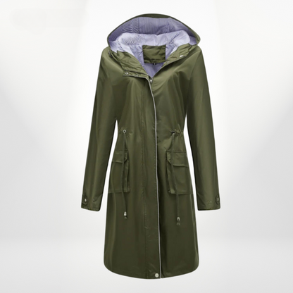Manteau anorak à capuche pour femme