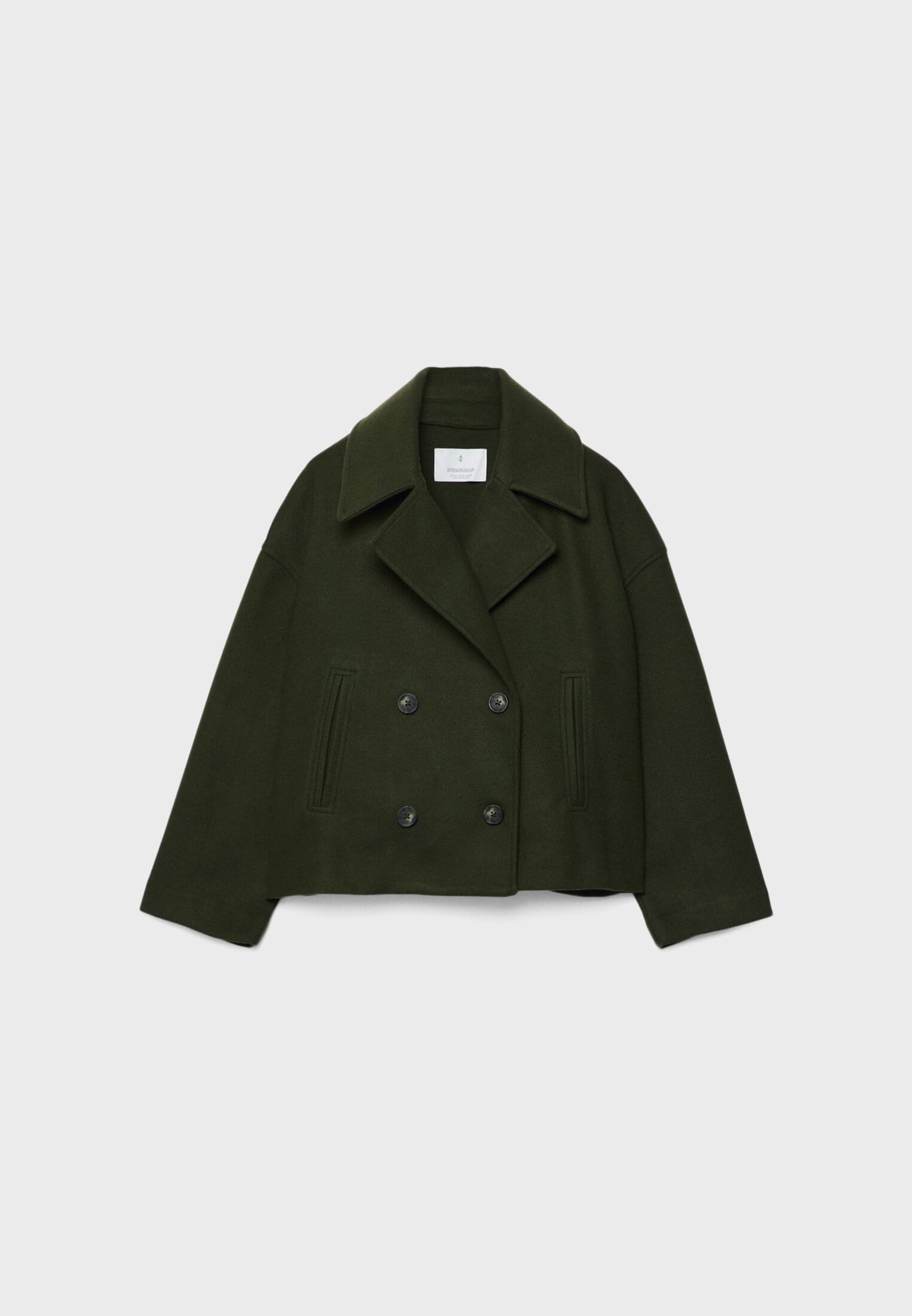 Manteau court à double boutonnage chic - élégant et intemporel