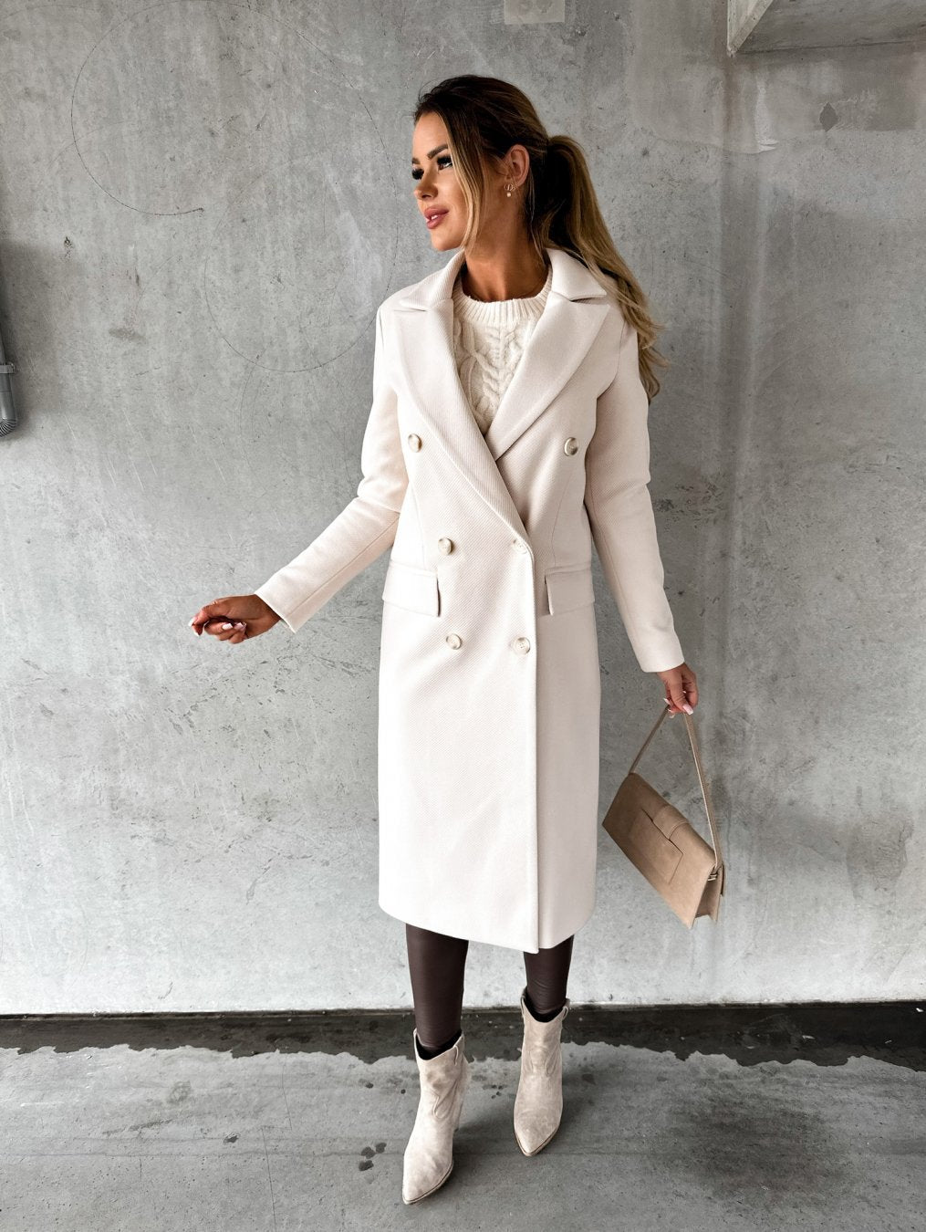 Manteau d’hiver élégant alliant style et chaleur