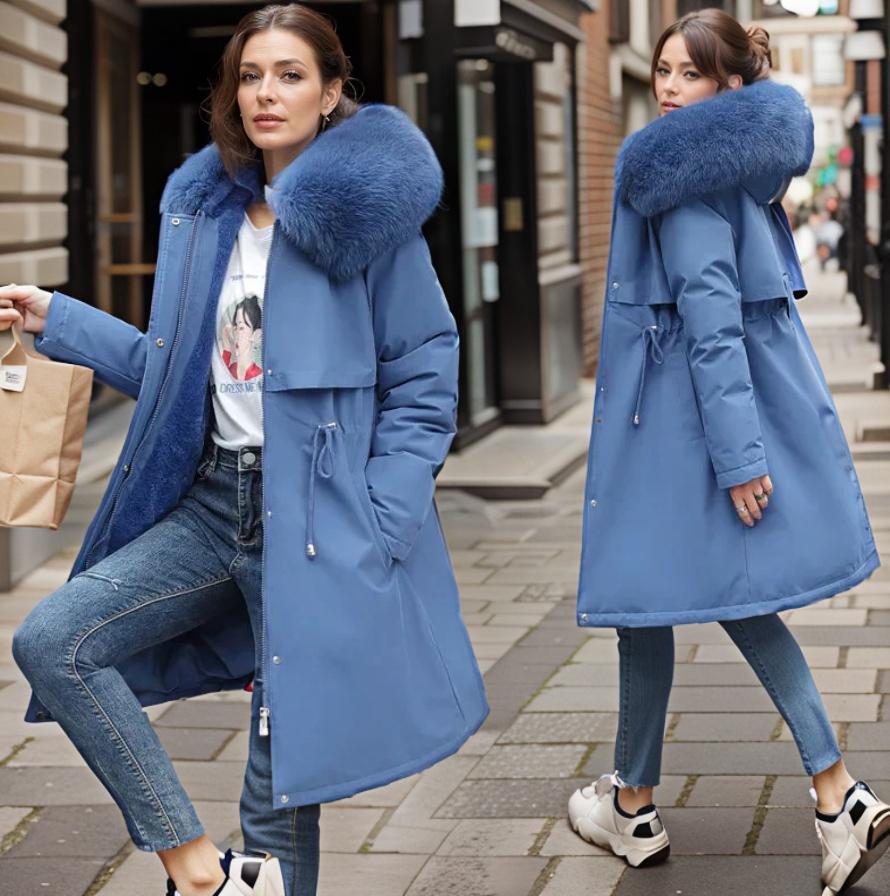 Manteau d’hiver imperméable et chaud pour femme