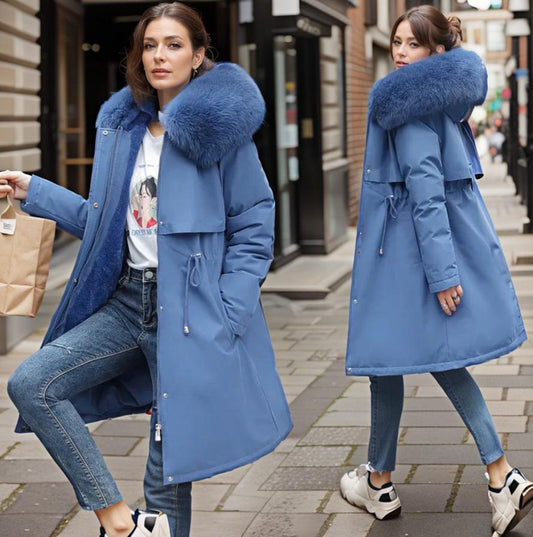 Manteau d’hiver imperméable et chaud pour femme