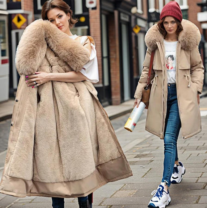Manteau d’hiver imperméable et chaud pour femme