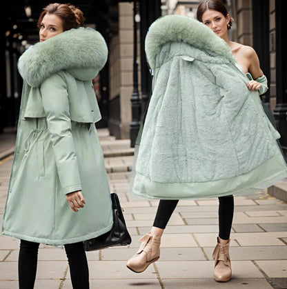 Manteau d’hiver imperméable et chaud pour femme