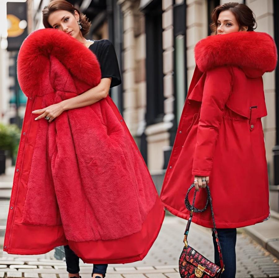 Manteau d’hiver imperméable et chaud pour femme