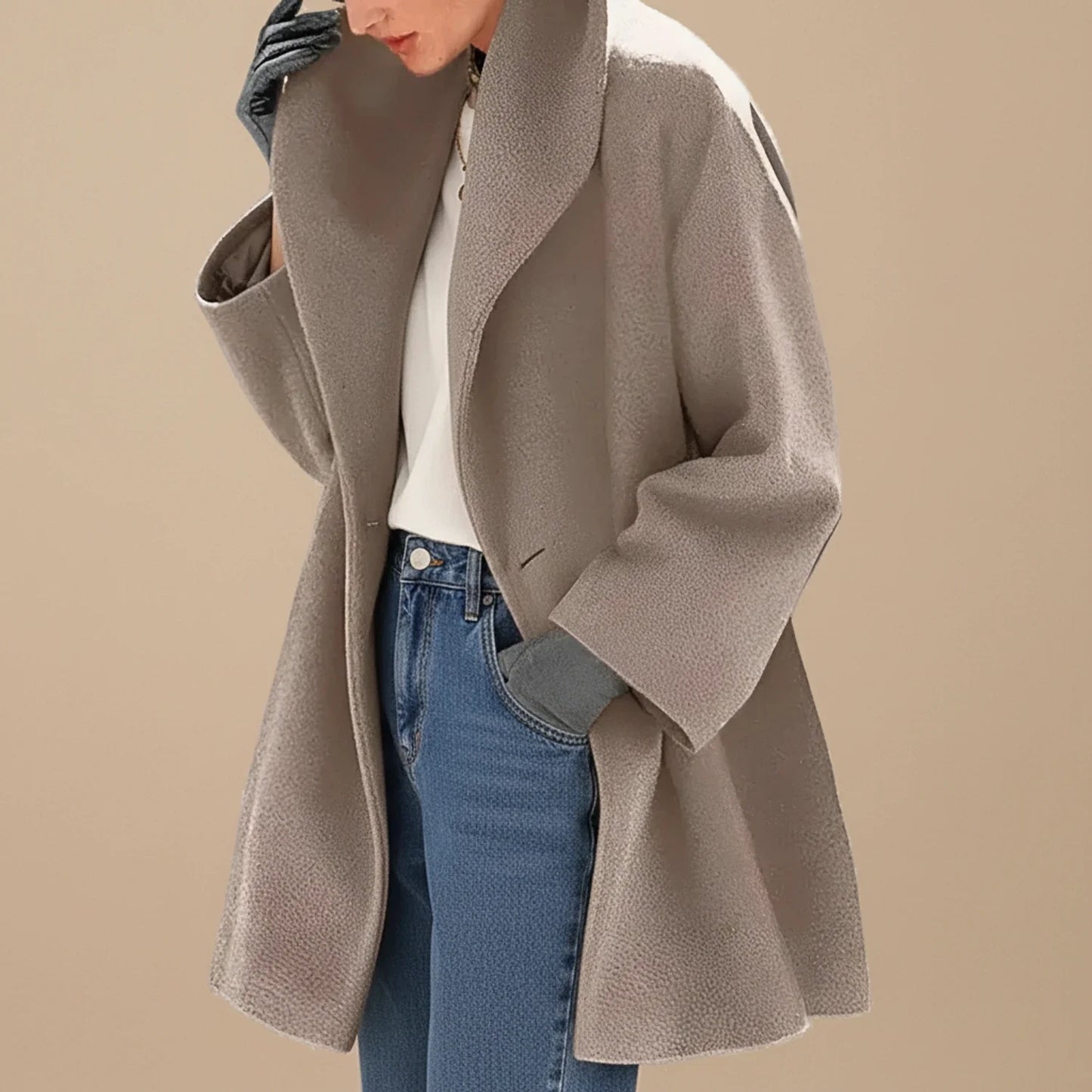 Manteau d’hiver mi-long femme