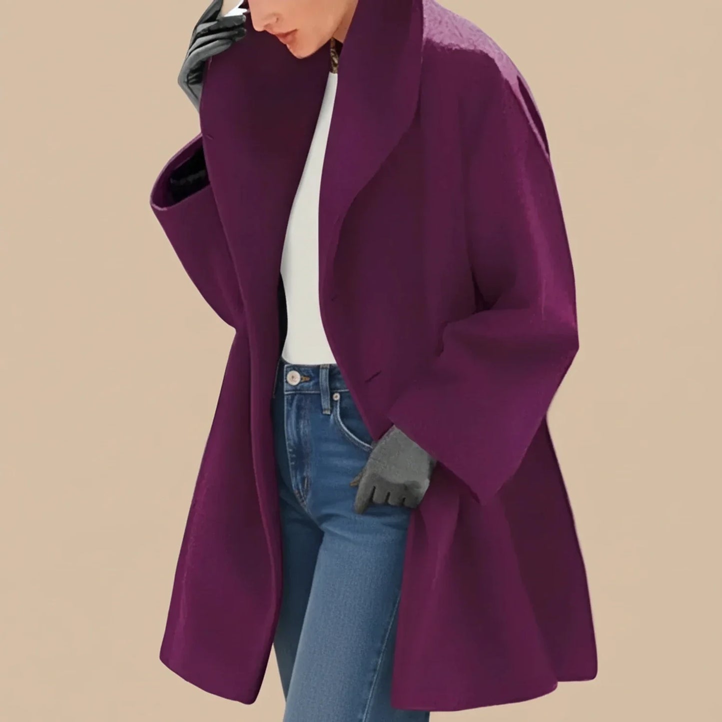 Manteau d’hiver mi-long femme