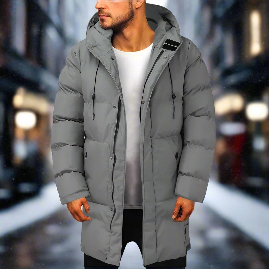 Manteau doudoune à capuche pour homme