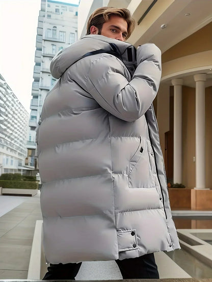 Manteau doudoune à capuche pour homme