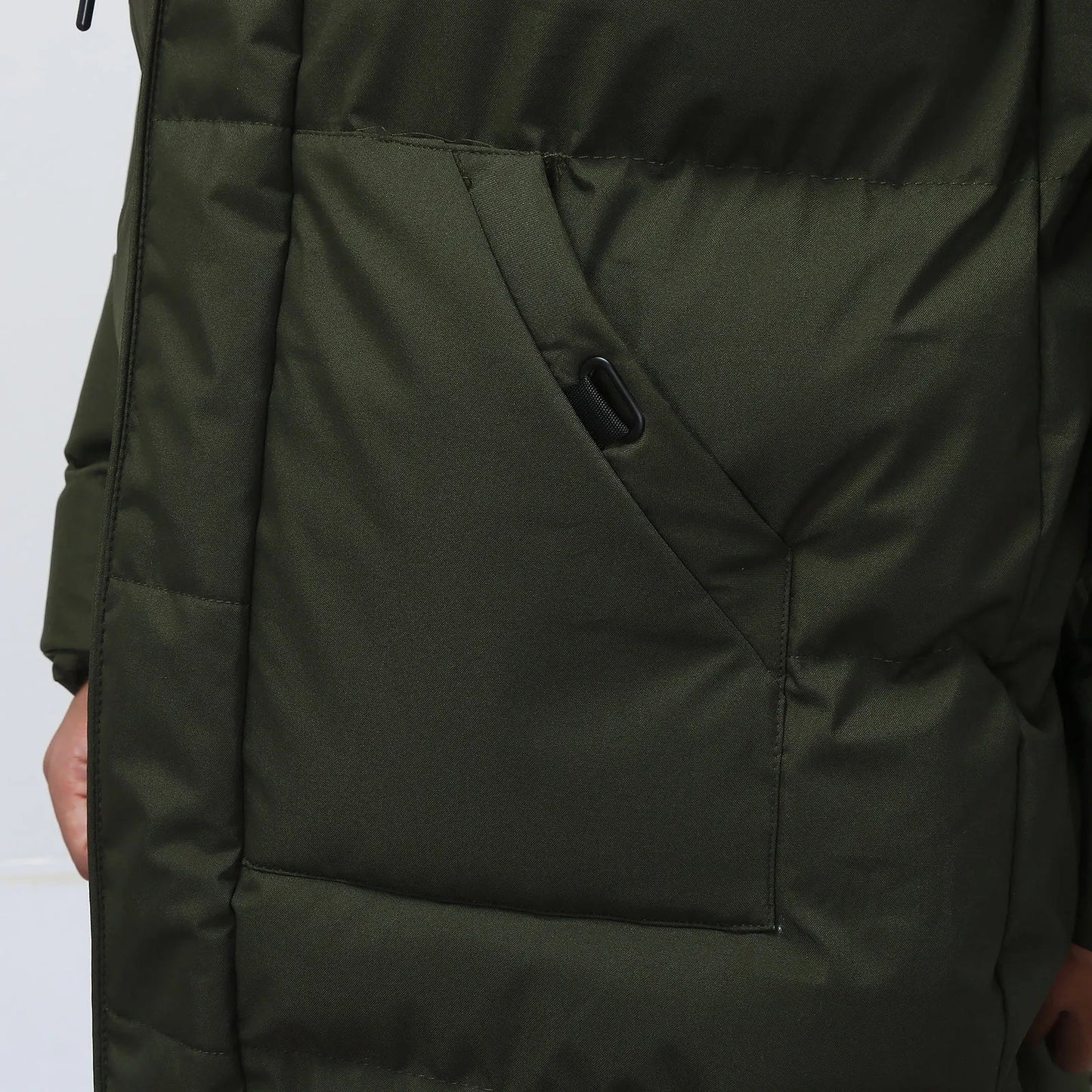 Manteau doudoune à capuche pour homme