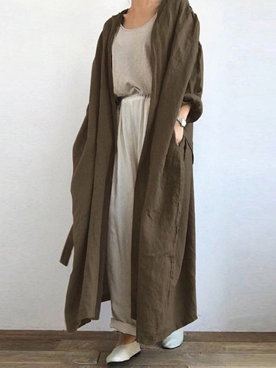 Manteau duster long pour femme