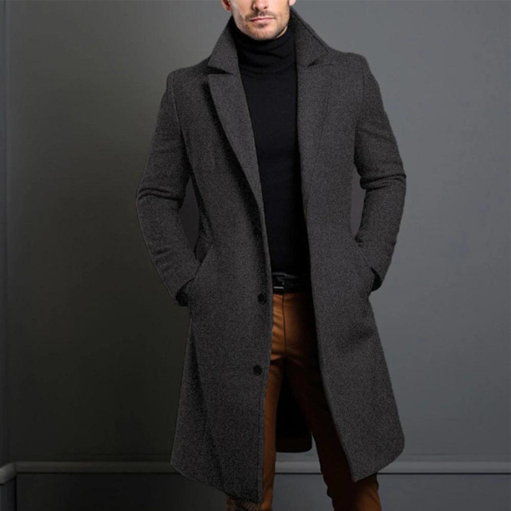 Manteau en laine pour homme