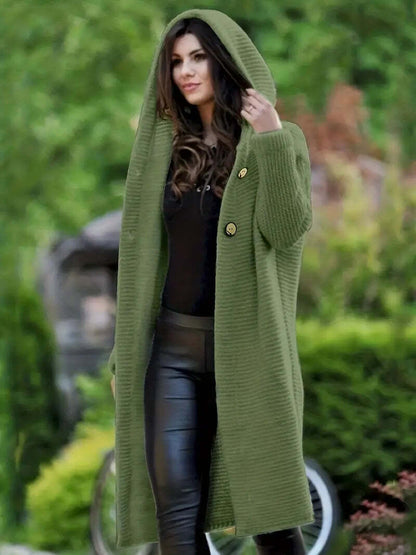 Manteau-gilet à capuche pour femme