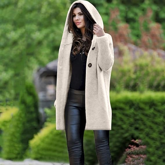 Manteau-gilet à capuche pour femme