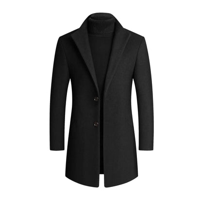 Manteau habillé pour homme, coupe ajustée