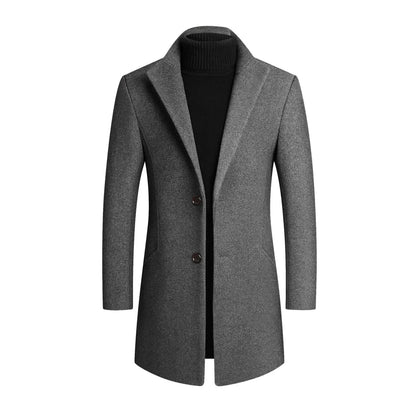 Manteau habillé pour homme, coupe ajustée