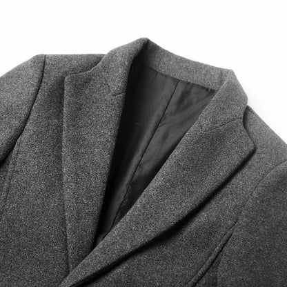 Manteau habillé pour homme, coupe ajustée