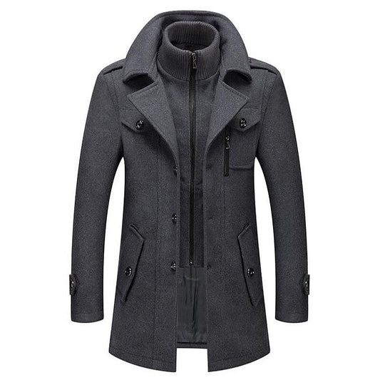 Manteau long chaud et élégant pour homme
