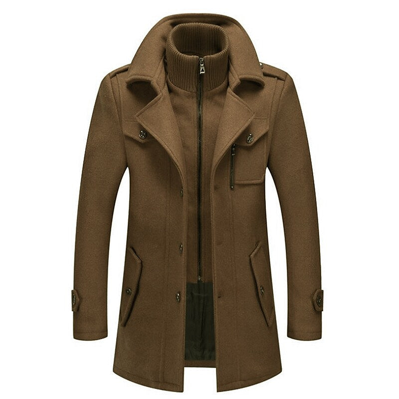 Manteau long chaud et élégant pour homme
