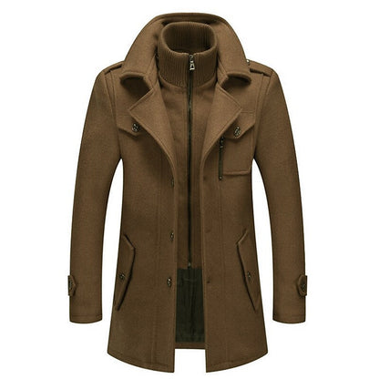 Manteau long chaud et élégant pour homme