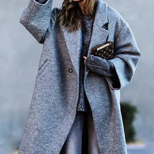 Manteau long oversize femme