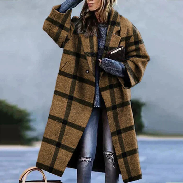 Manteau long oversize femme
