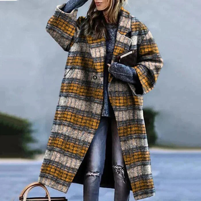 Manteau long oversize femme