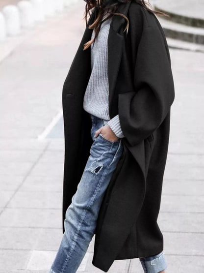 Manteau long oversize pour femme