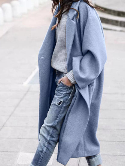 Manteau long oversize pour femme
