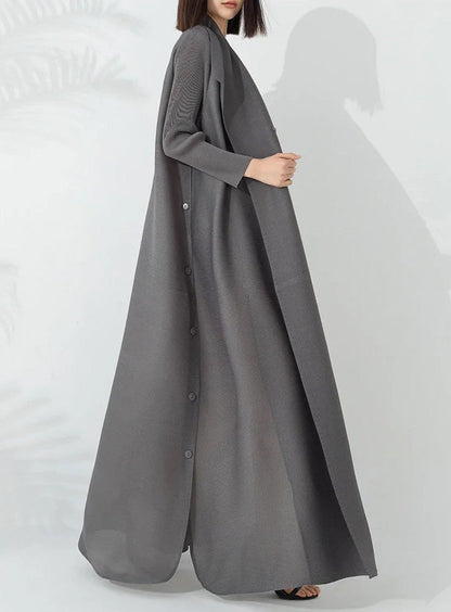 Manteau trapèze ceinturé pour femme