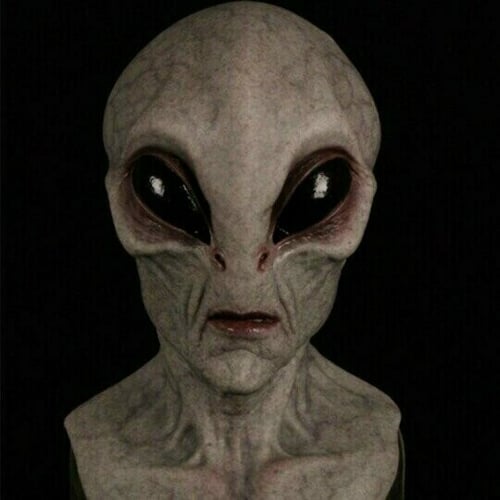 Masque d’extraterrestre réaliste pour Halloween