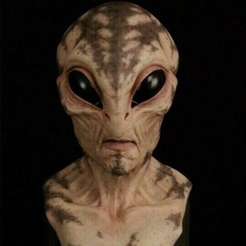 Masque d’extraterrestre réaliste pour Halloween