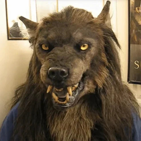 Masque de loup-garou réaliste pour adultes - Halloween et cosplay