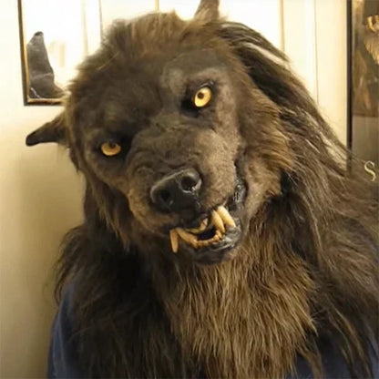Masque de loup-garou réaliste pour adultes - Halloween et cosplay