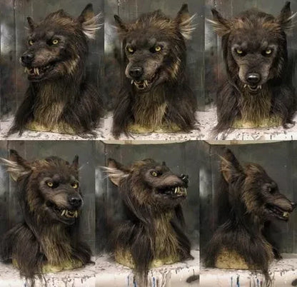 Masque de loup-garou réaliste pour adultes - Halloween et cosplay