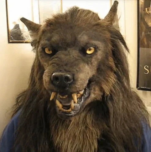 Masque de loup-garou réaliste pour adultes - Halloween et cosplay