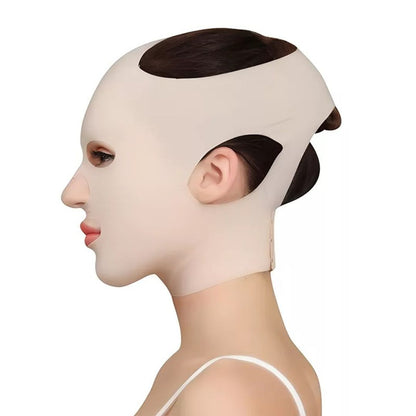 Masque lifting anti-rides pour le visage – compression réutilisable – ajustement ergonomique et doux – raffermissant et tenseur pendant la nuit pour peau mature