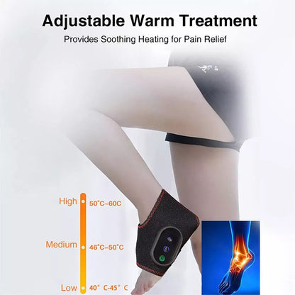 Masseur de jambes sans fil chauffant avec bande de compression pour le bureau